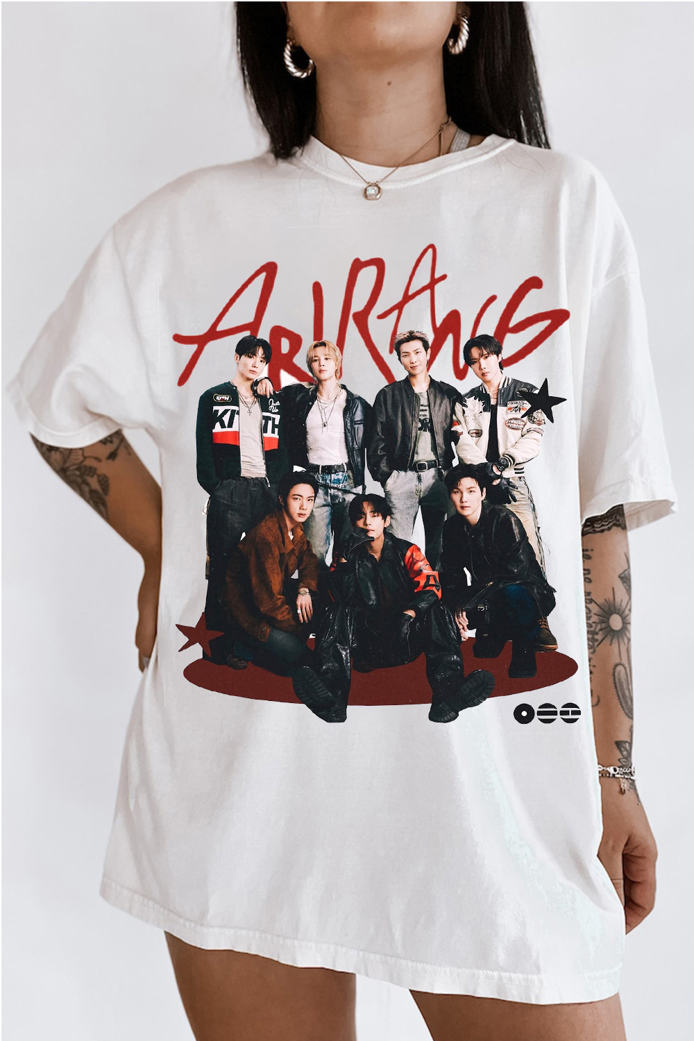 BTS Color Block Personalized T-Shirt