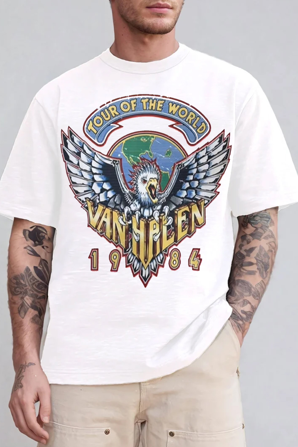 Tour Of The World Van Halen 1984 Shirt