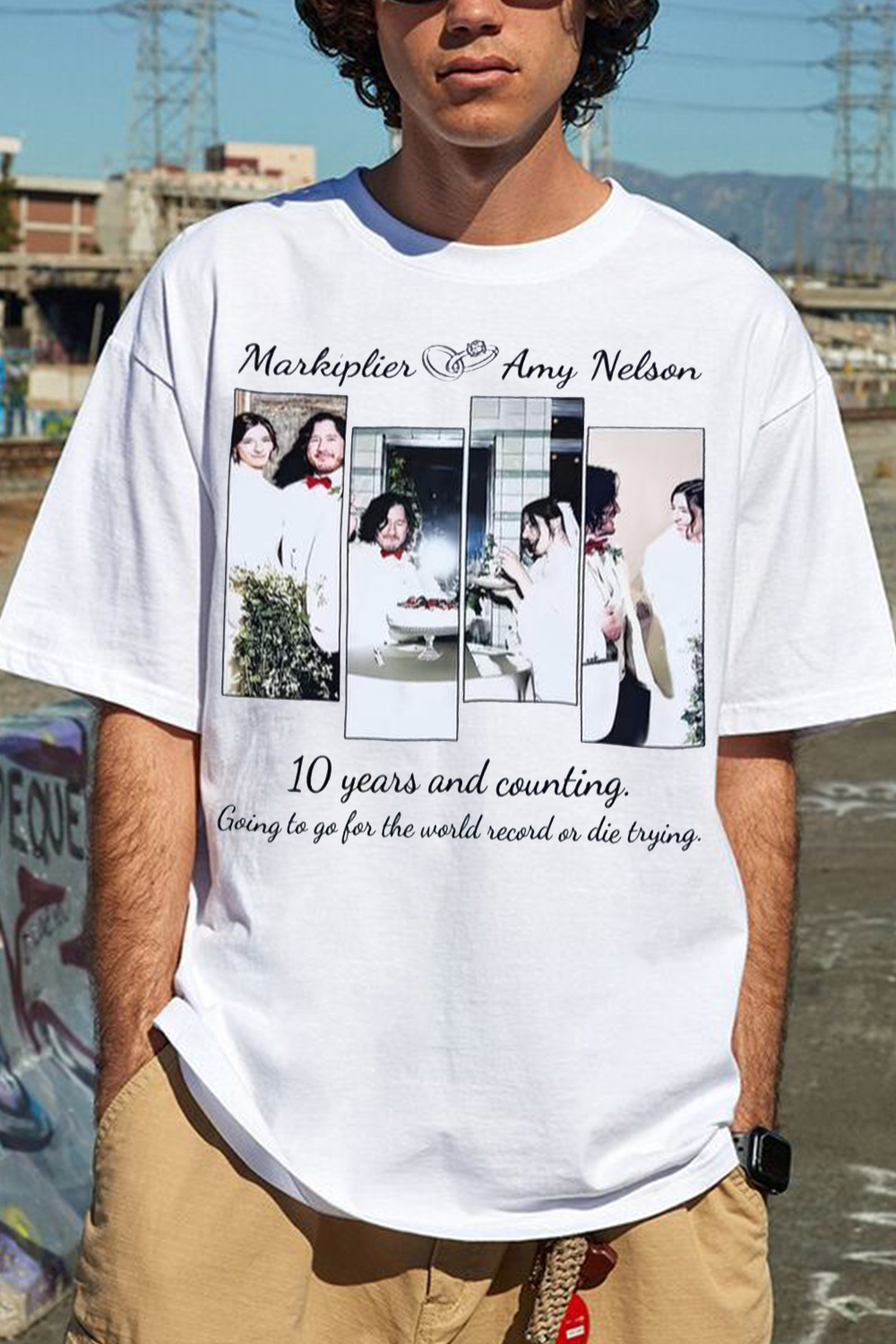 Mark and Amy Got Married Tee