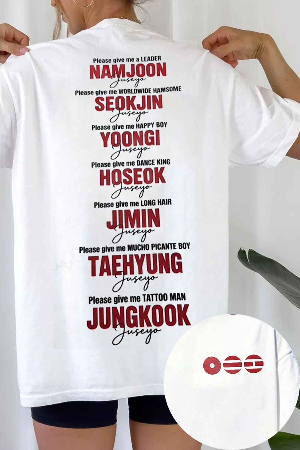 BTS ARMY Member List Fan T‑Shirt