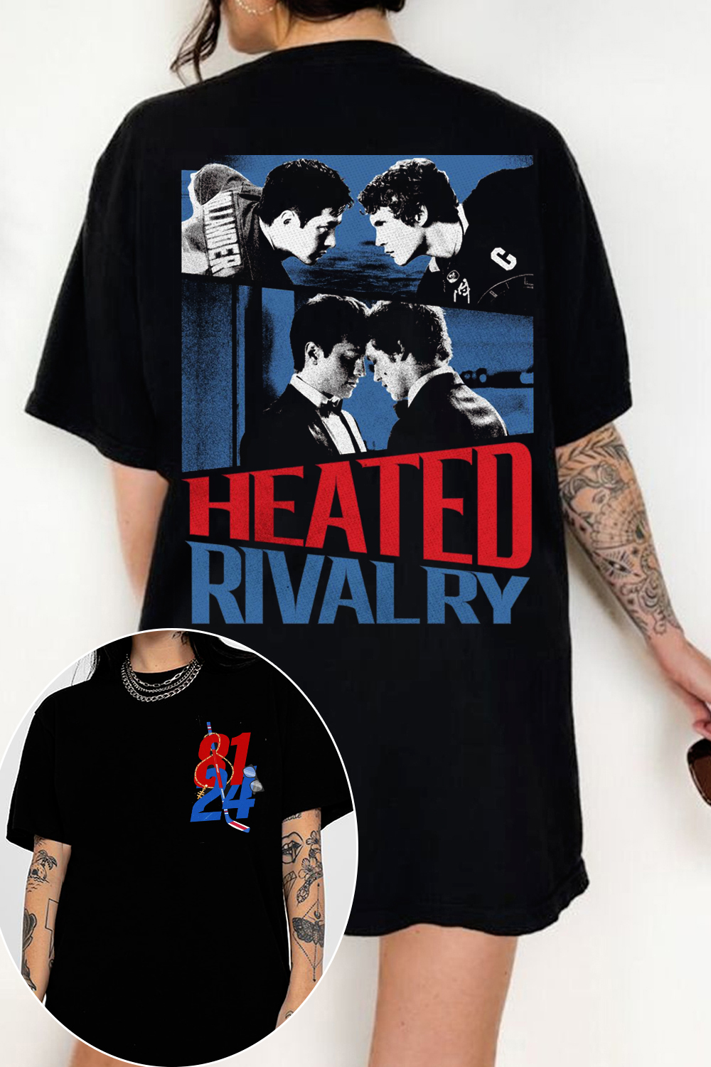 Heated Rivalry Artistic Graphic Tee