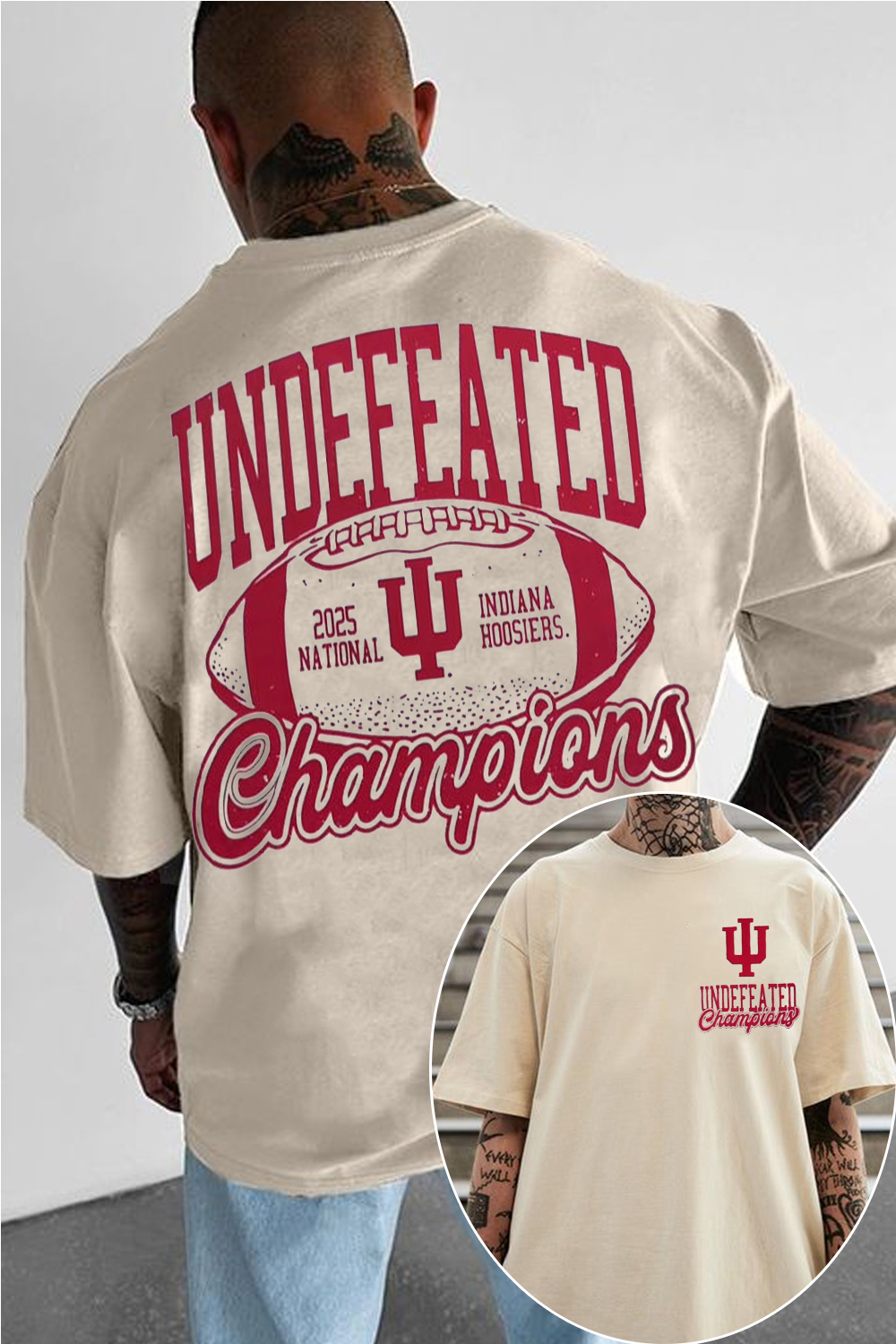 Indiana Hoosiers - The Undefeated Champions 🔥Tee
