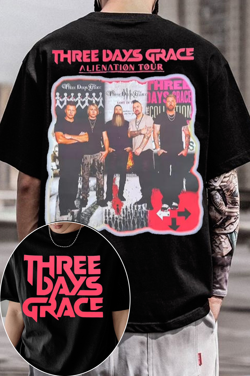 Three Days Grace Vintage Tour Tee