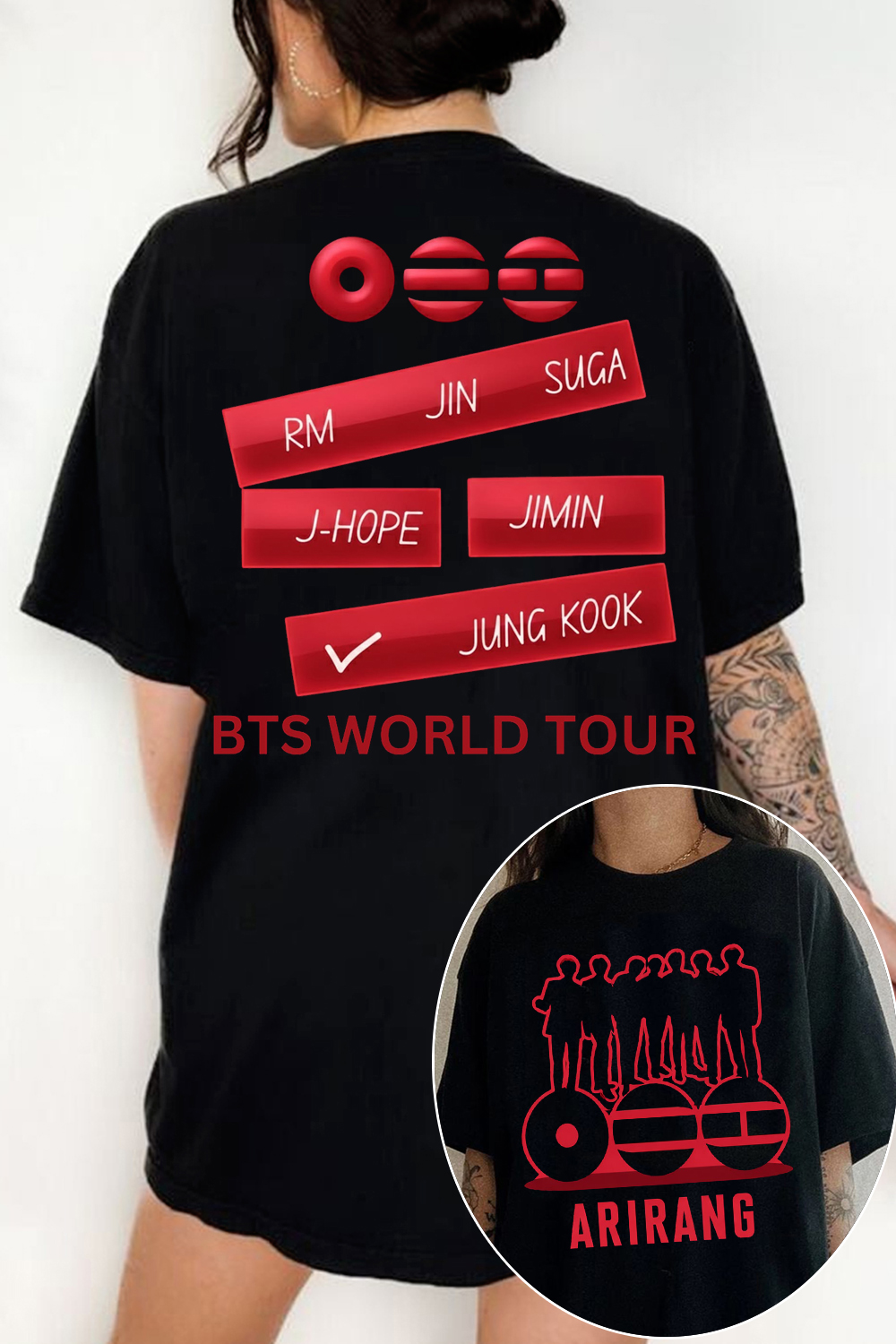 BTS 2026 Concert 2Sided Print T-Shirt