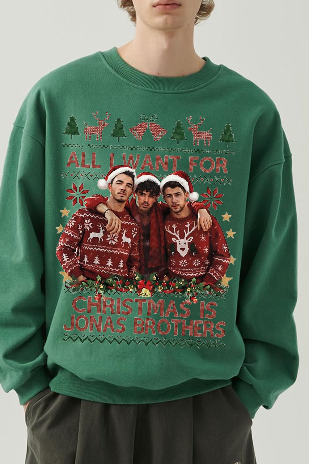 All I Want For Christmas Is Jonas Brothers Sweatshirt