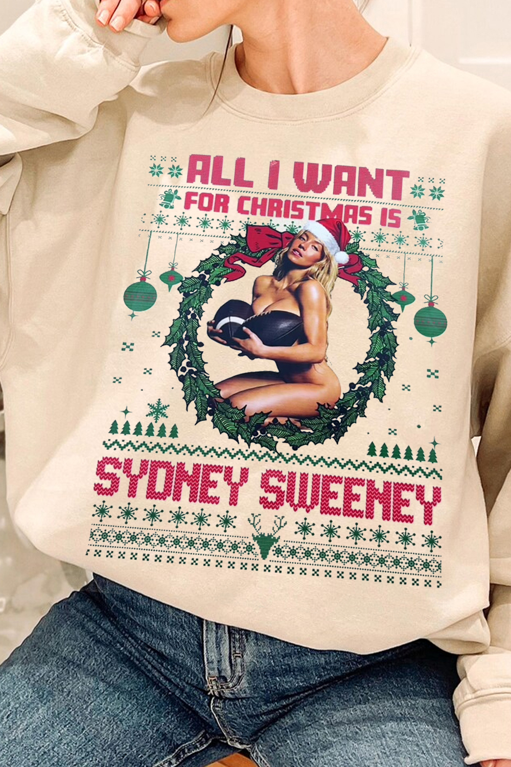 Sydney Sweeney Christmas Sweatshirt
