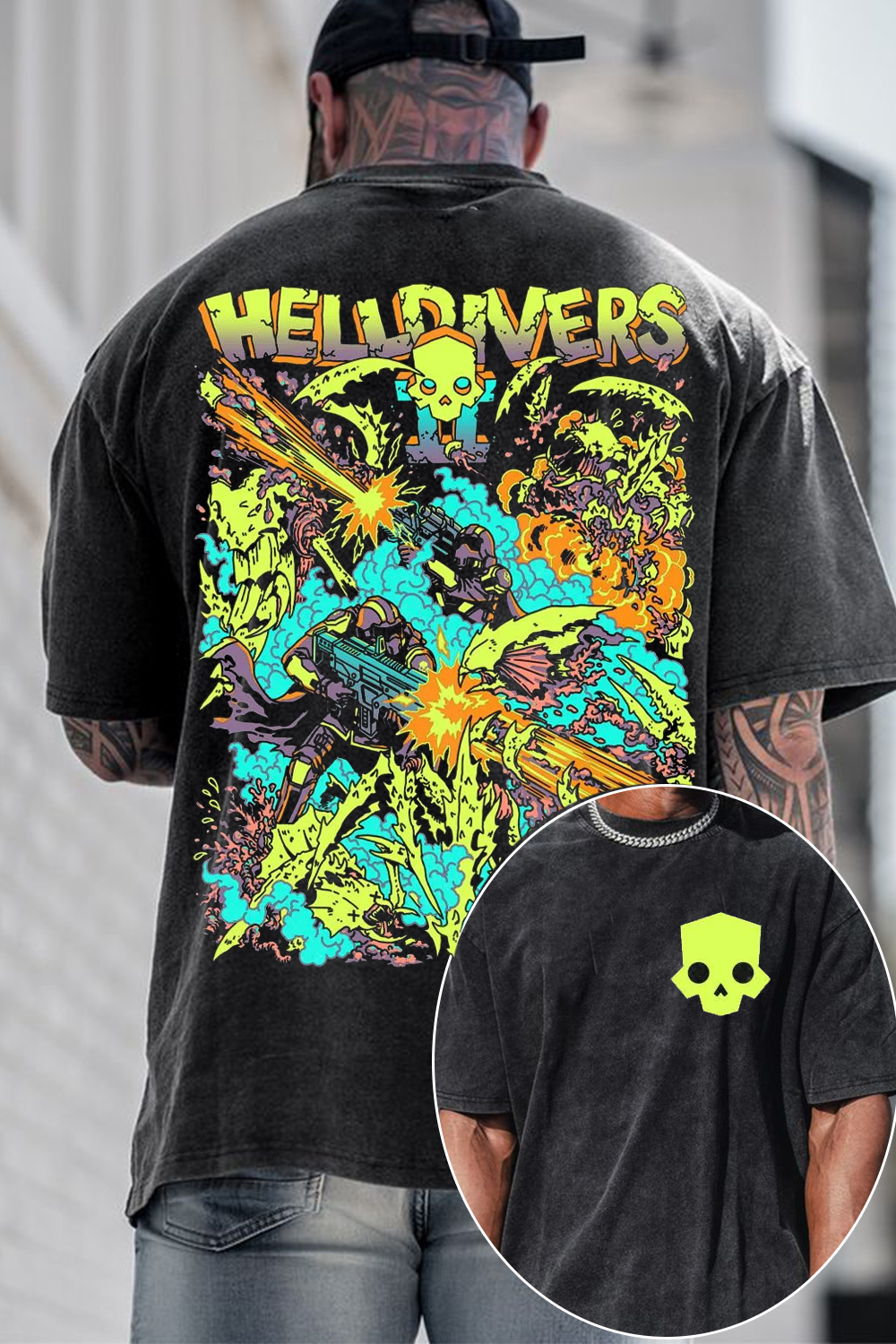 Helldivers 2 The Taste of Freedom Washed Tee