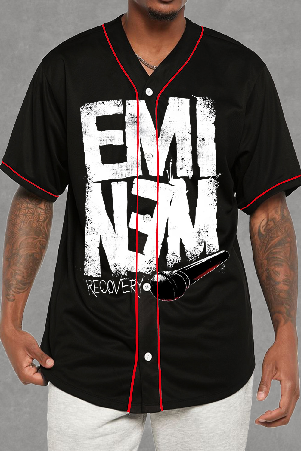 EMINEM poster Baseball Jersey