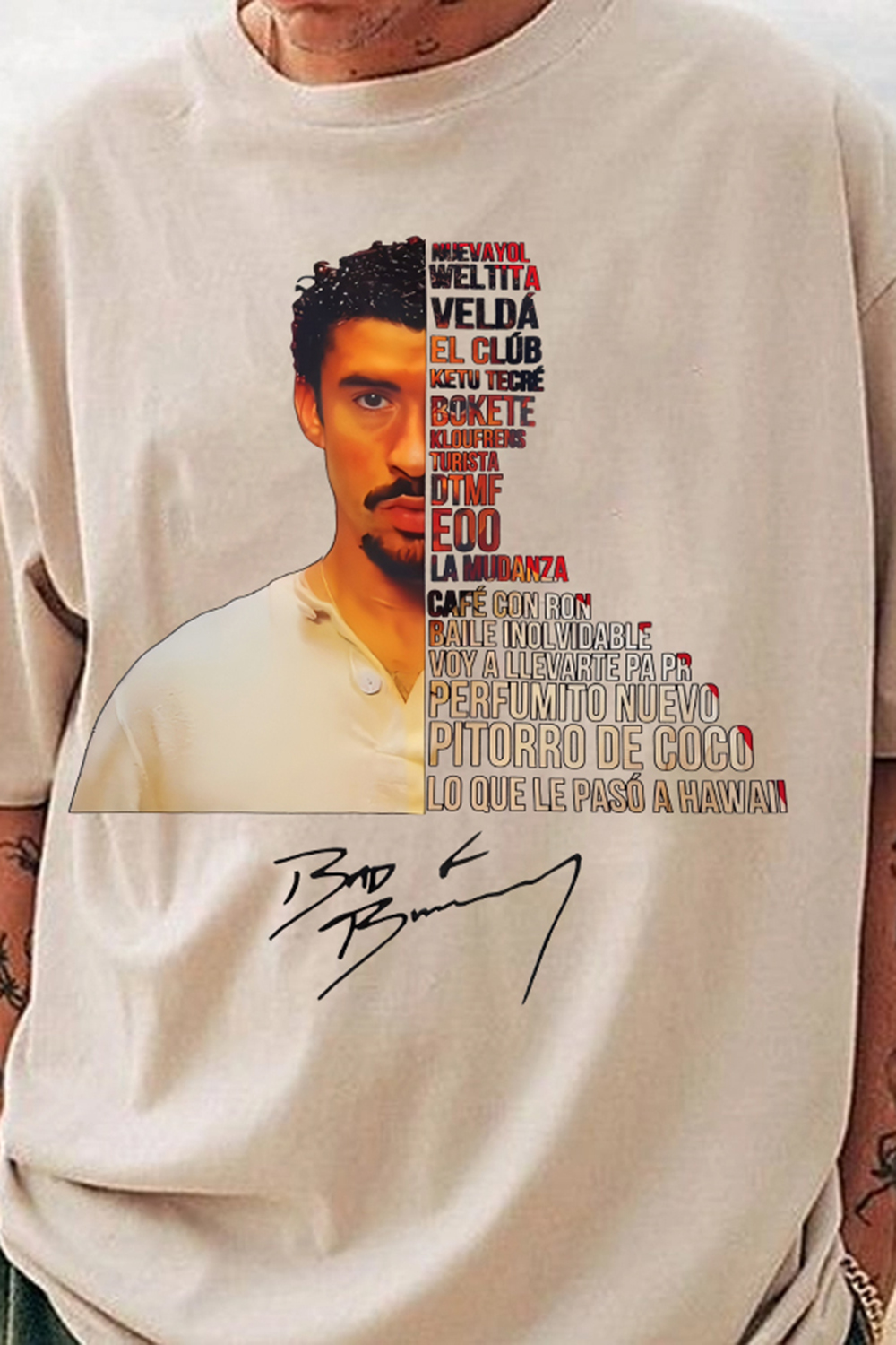 Bad Bunny Album DTMF Graphic Tee For Men