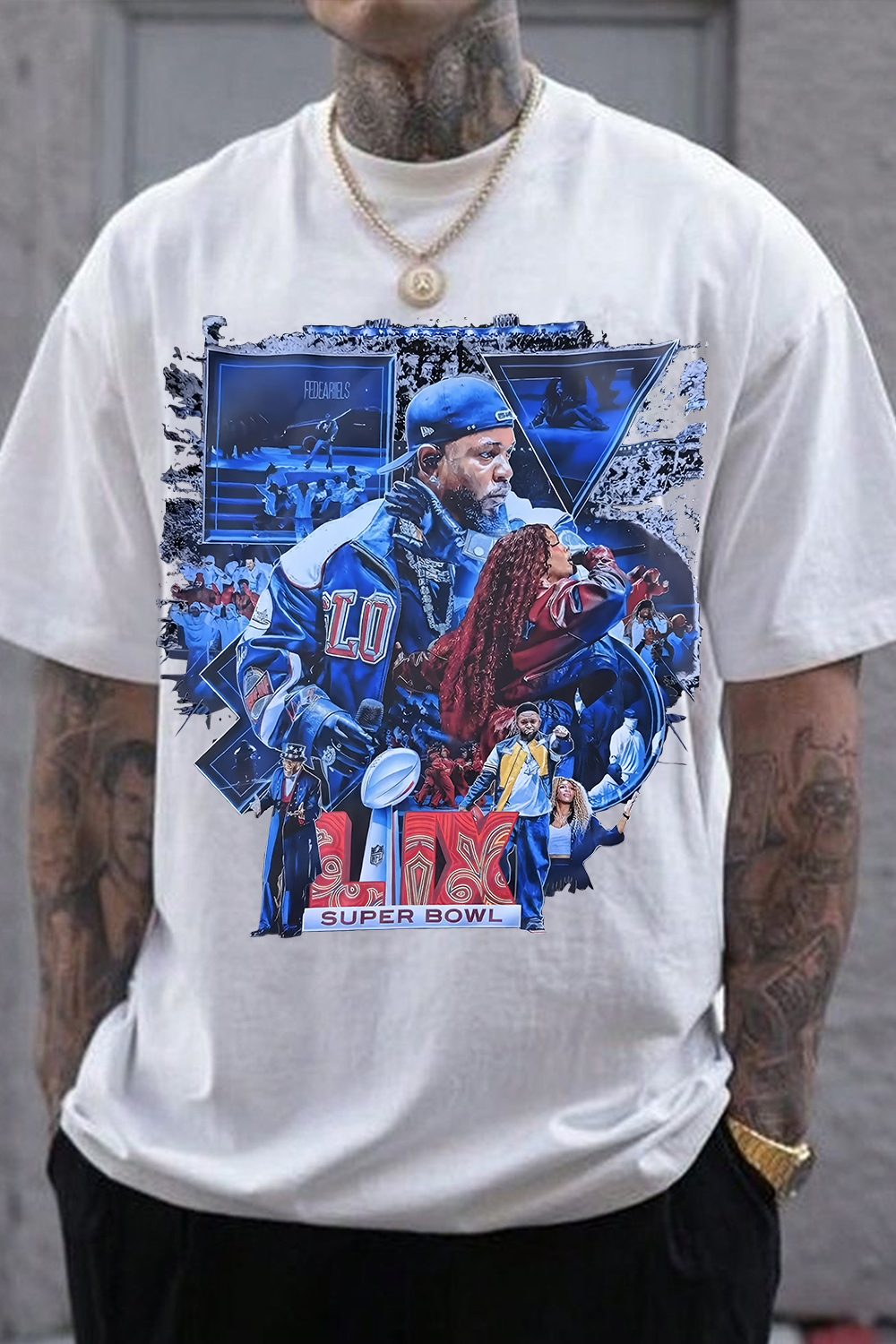 Kendrick Lamar Super Bowl Tee For Men