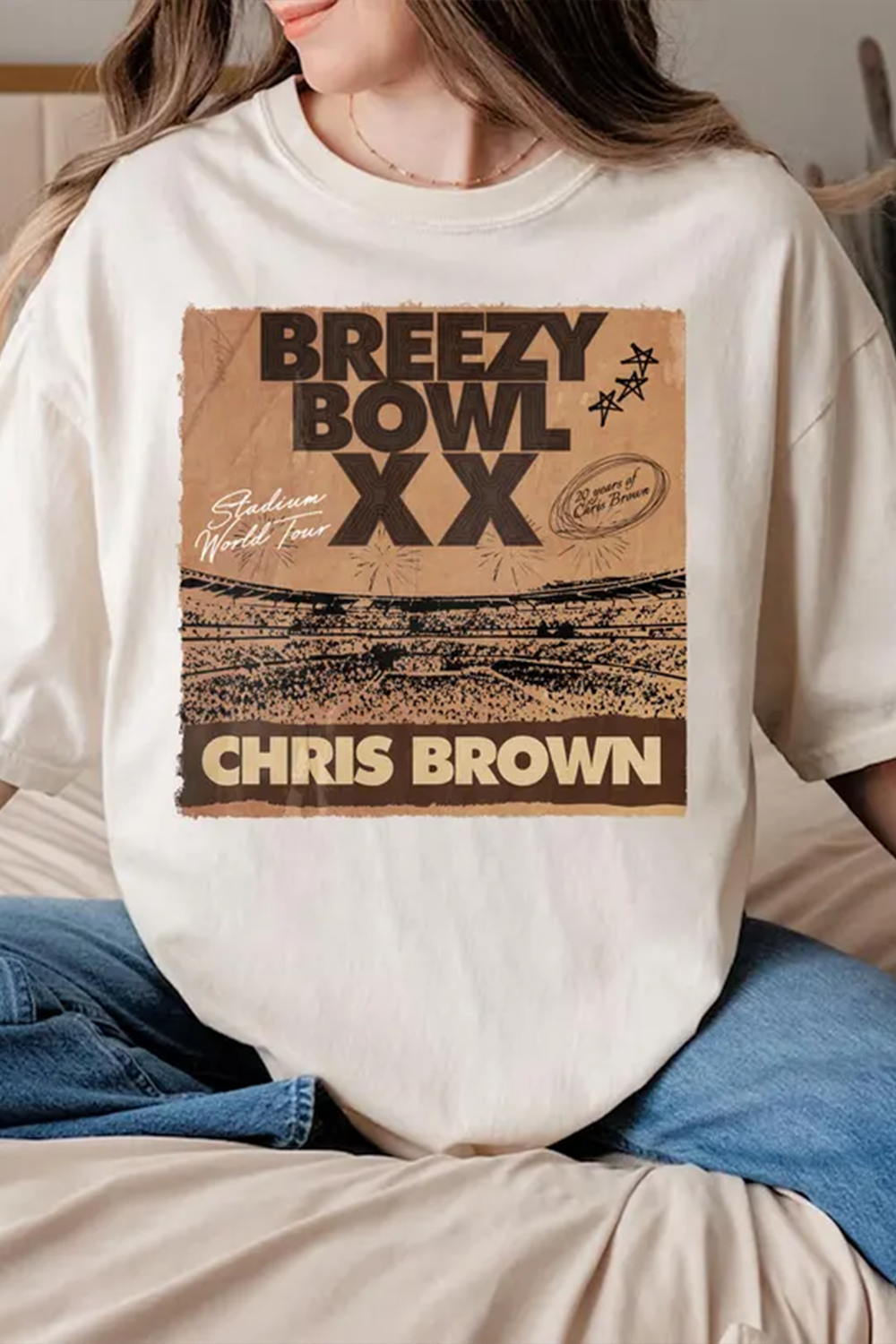 2025 Chris Brown Tour Breezy Bowl XX T-Shirt