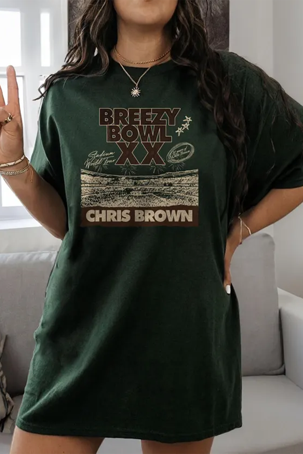 Chris Brown Breezy Bowl Tour Jersey