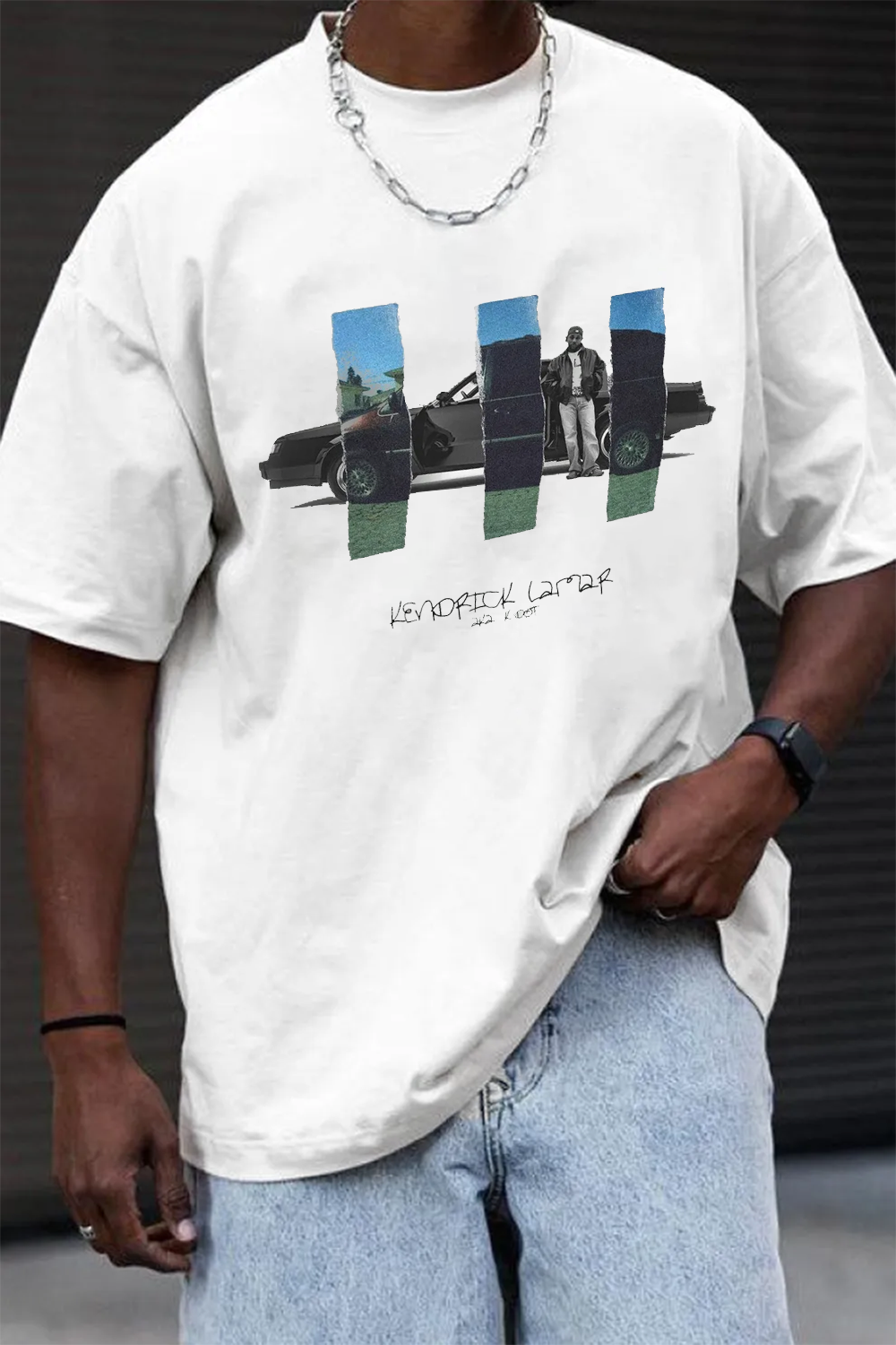 Car Graphic T-Shirt Tee for Men