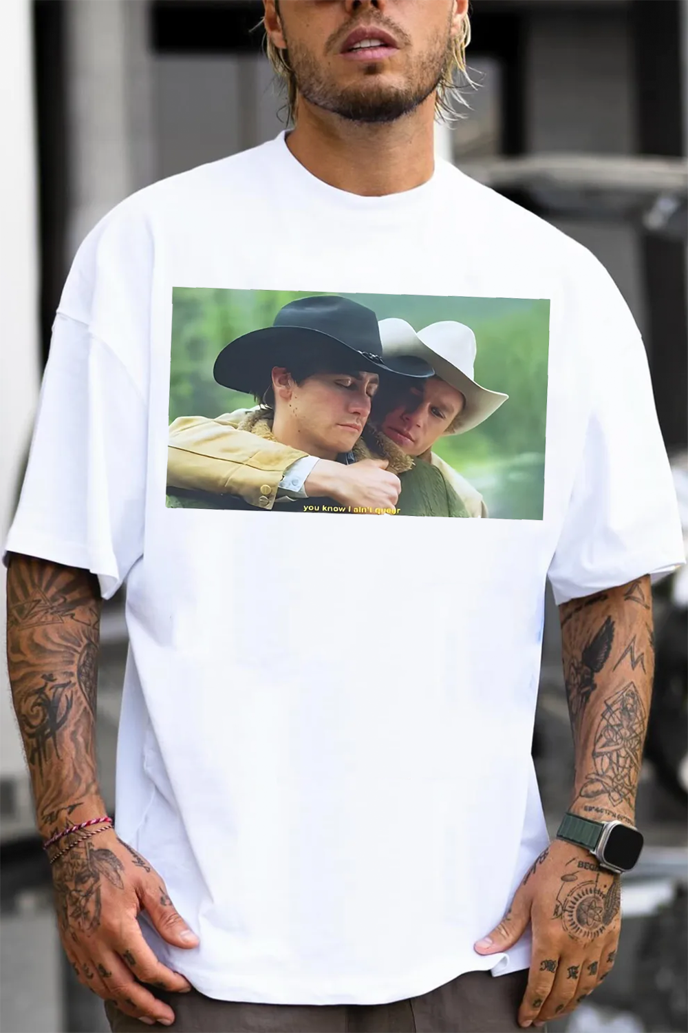 Brokeback Moutain Graphic LGBT Tee For Men