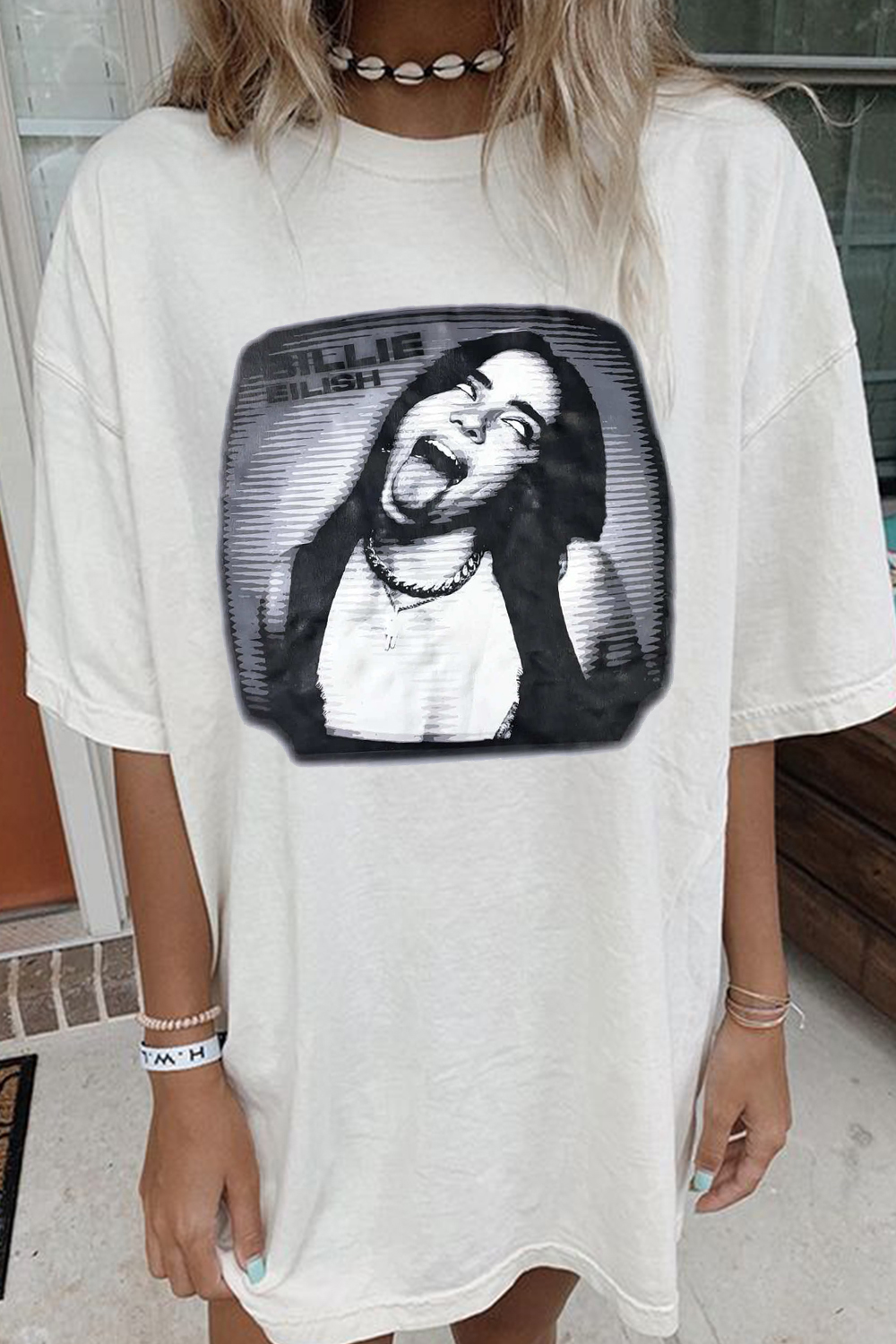 billieeilish personalized short sleeve t-shirt