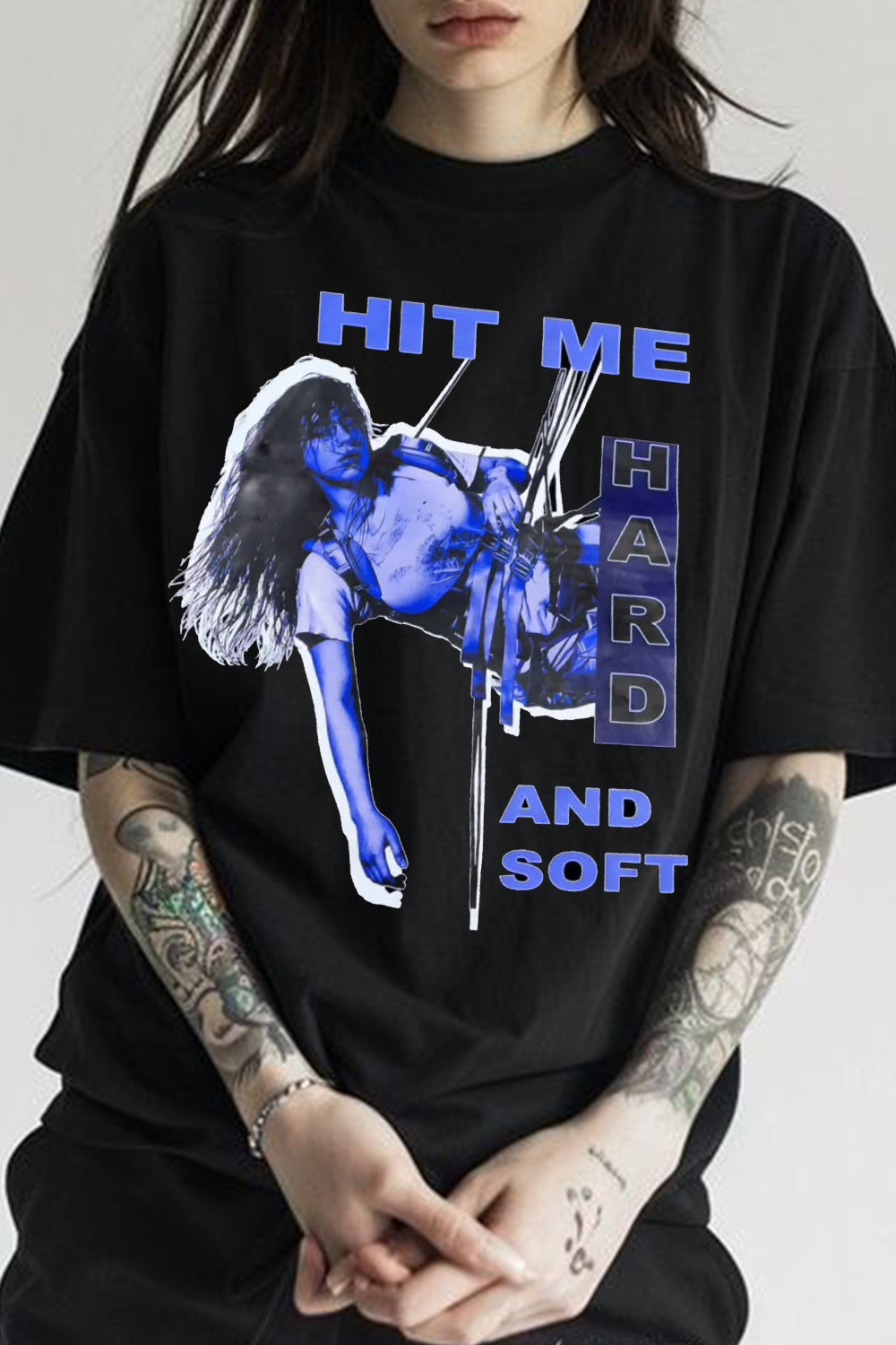 billieeilish concert print short sleeve t-shirt
