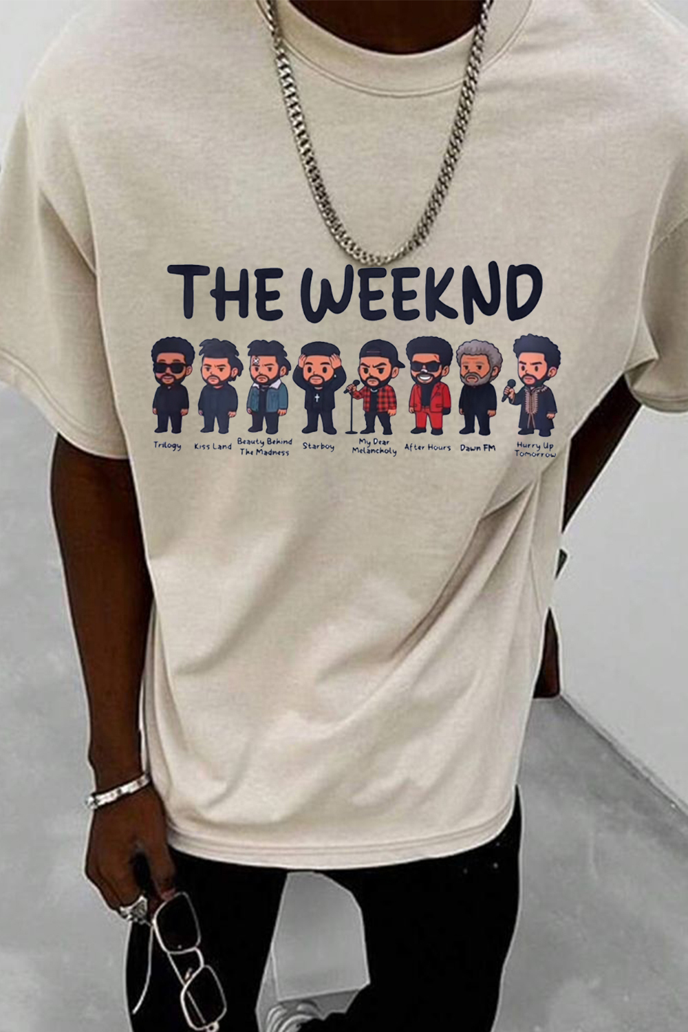 Rock The Weeknd tee and shine brighter