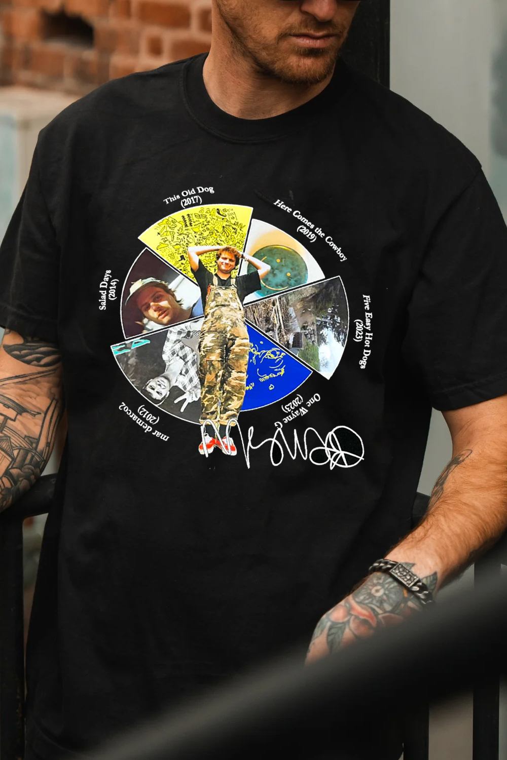 Fav artist of all times macdemarco short-sleeved T-shirt