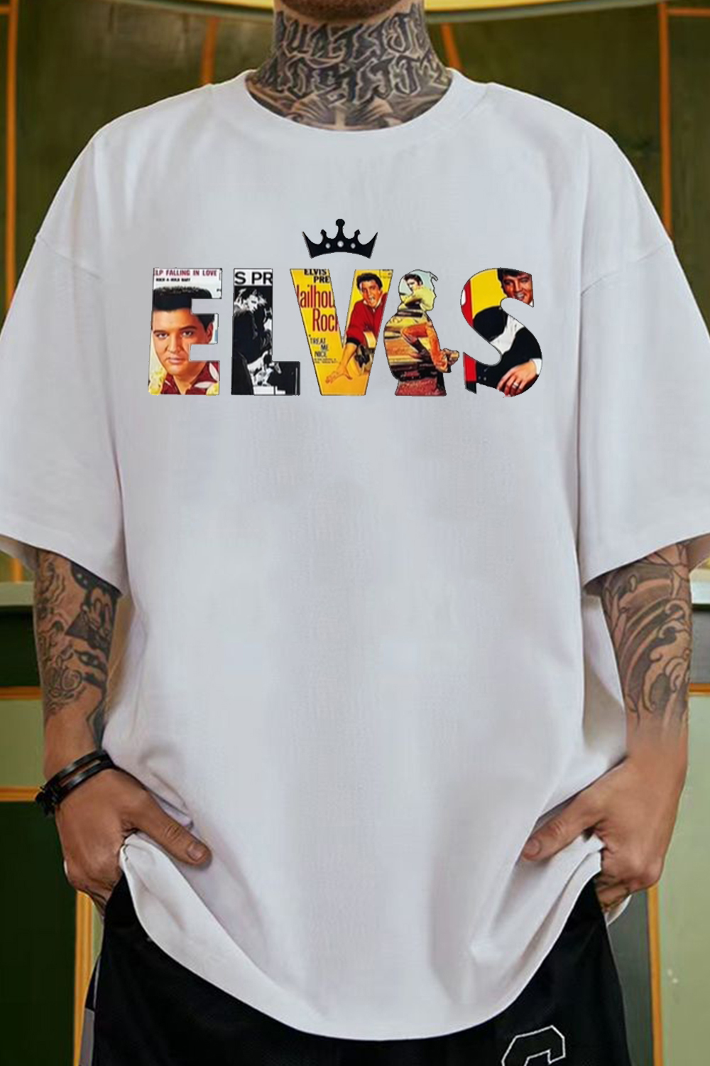 Elvis Crown Print Tee