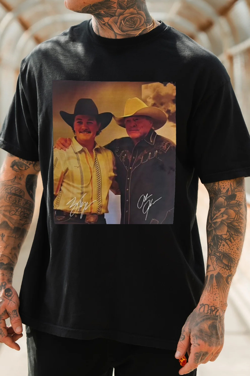 alanjackson & zachtop Tee