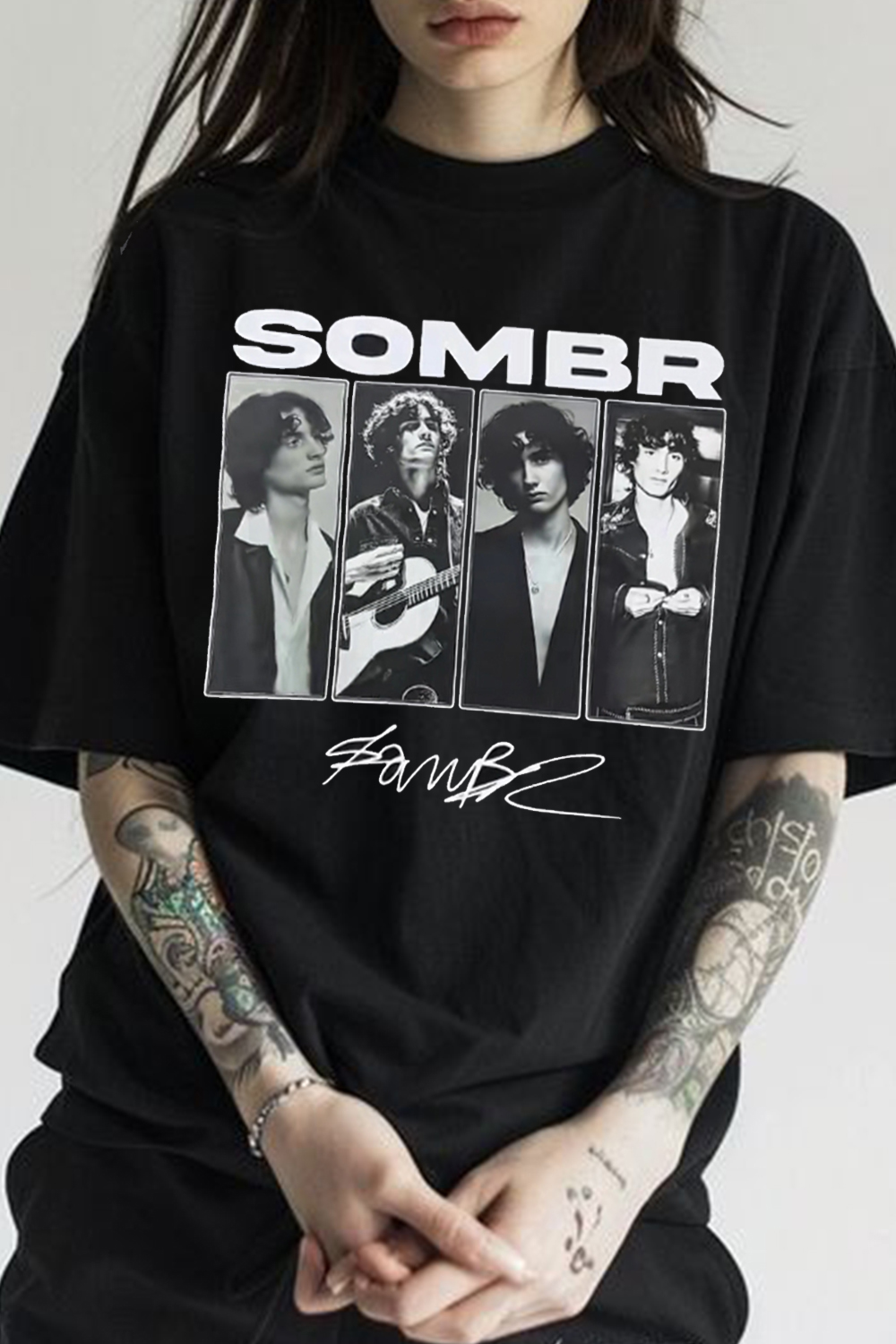 Ssombr printed short-sleeved T-shirt