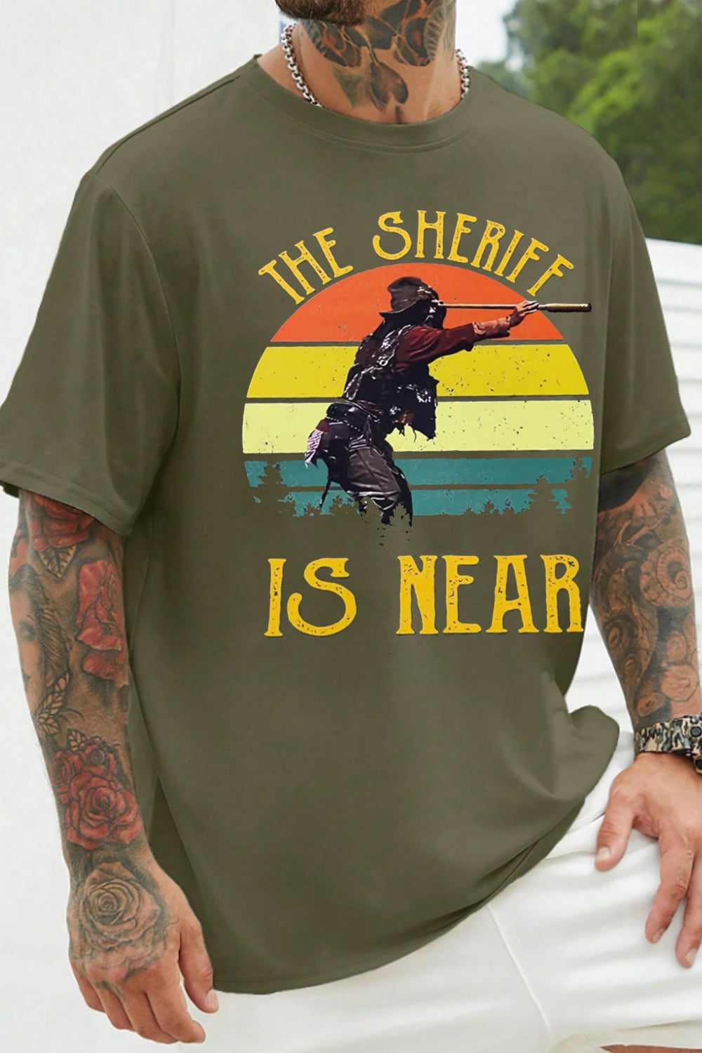 The Sheriff is near  blazingsaddles tee