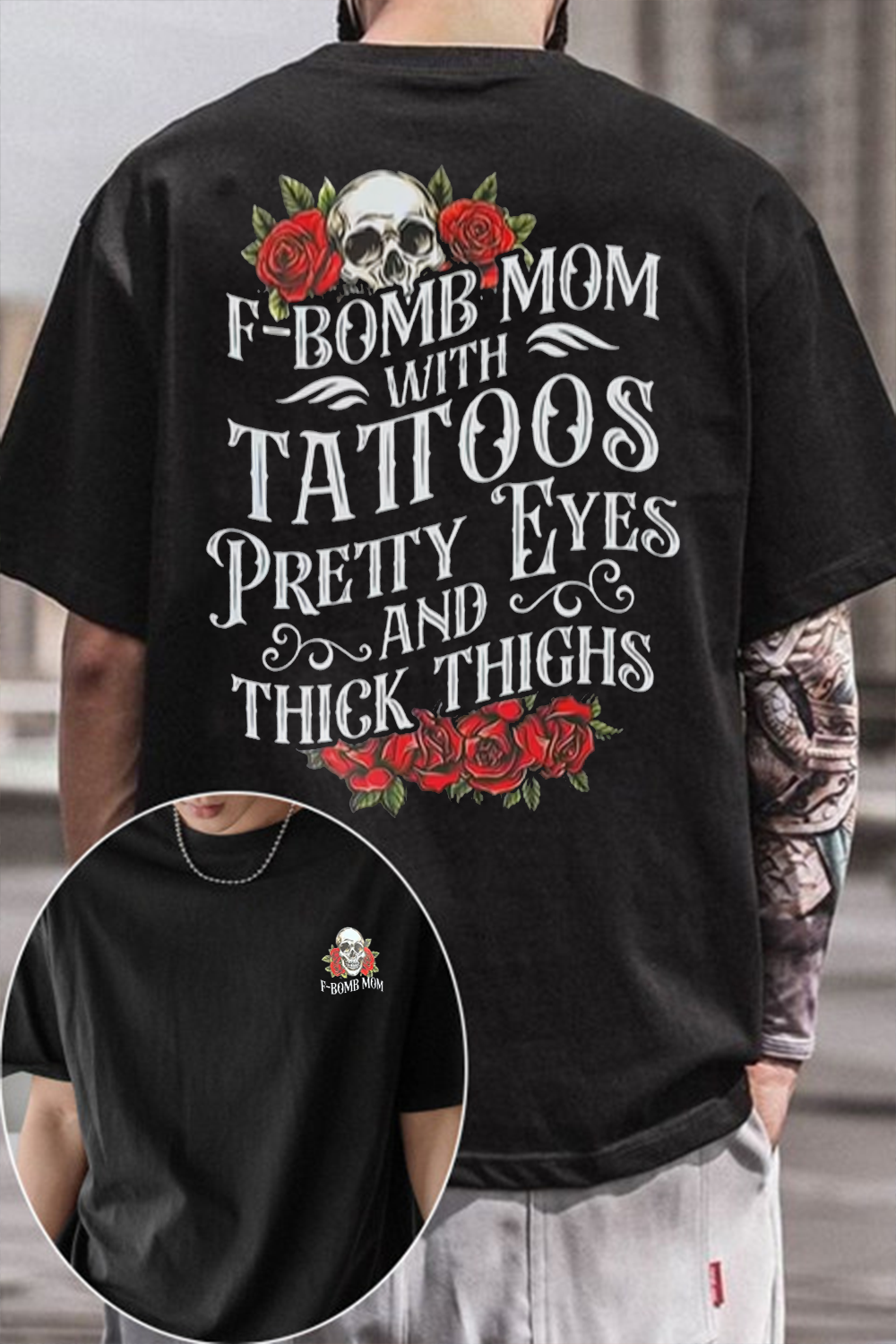F-BOMB MOM printed Shirt