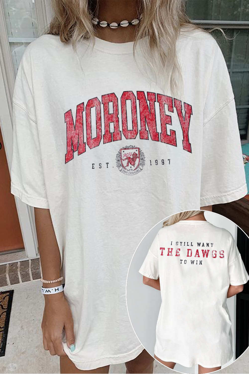 Megan Moroney 2-sided short-sleeved T-shirt