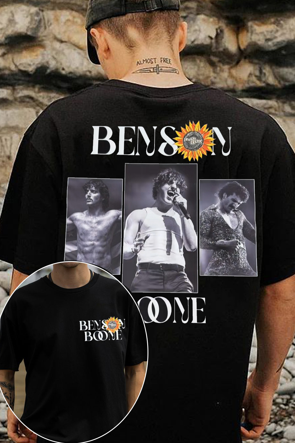 Benson Boone 2-sided printed Tee