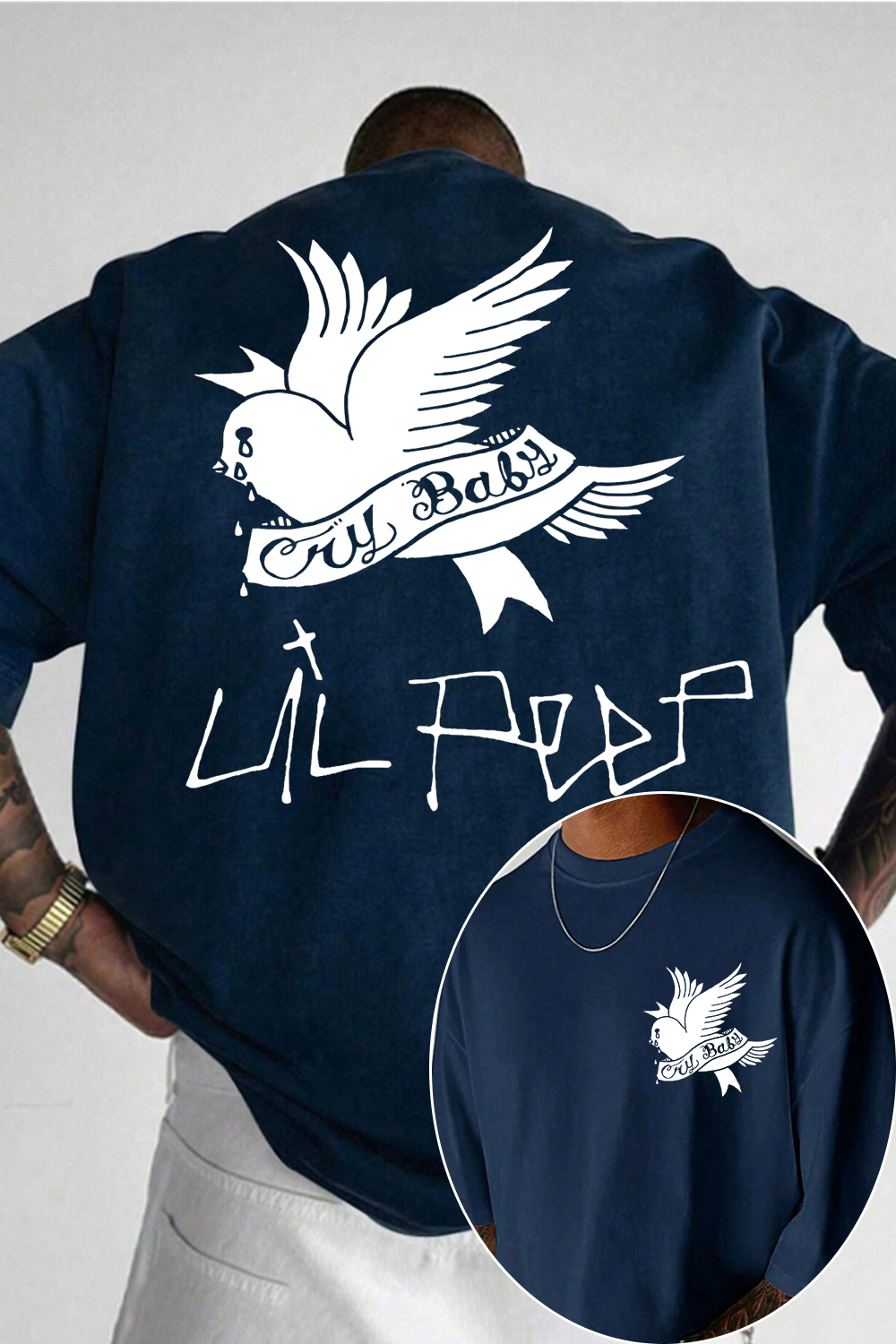 Lil Peep 'Cry Baby' 2-Sided T-Shirt