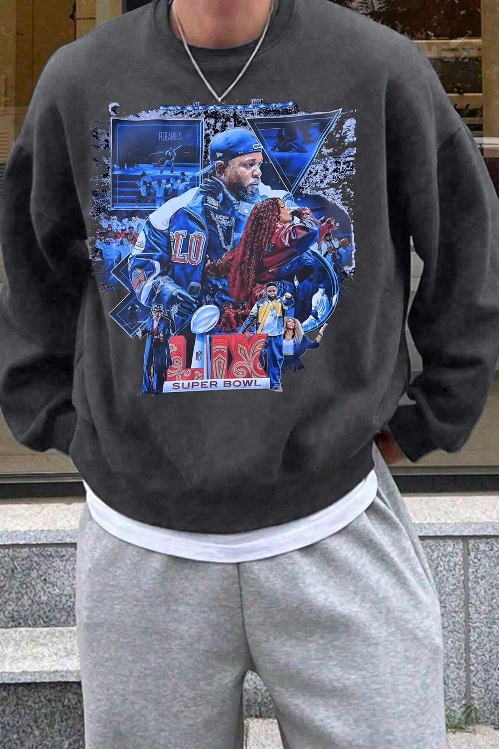 Kendrick Lamar Super Bowl Sweatshirt For Men