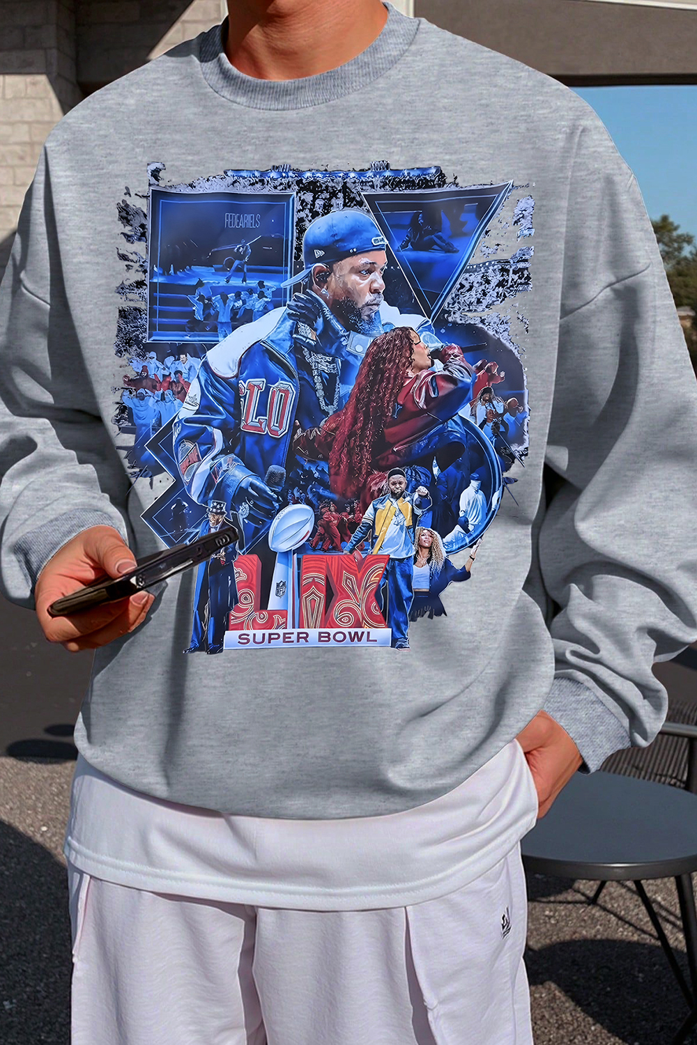 Kendrick Lamar Super Bowl Sweatshirt For Men