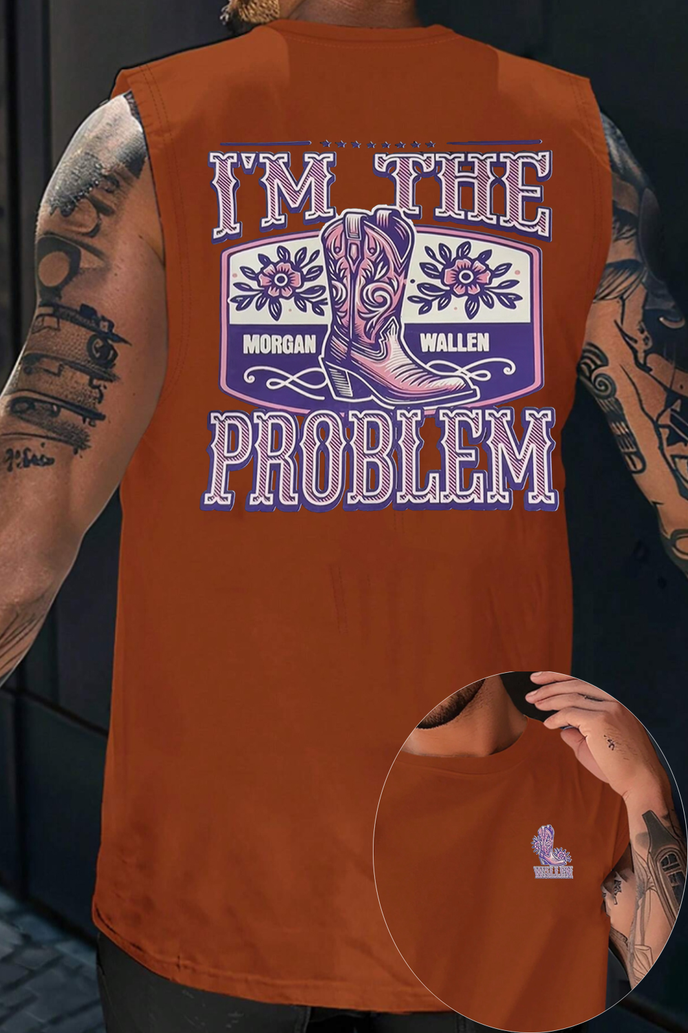 morganwallen music fans Men's vest