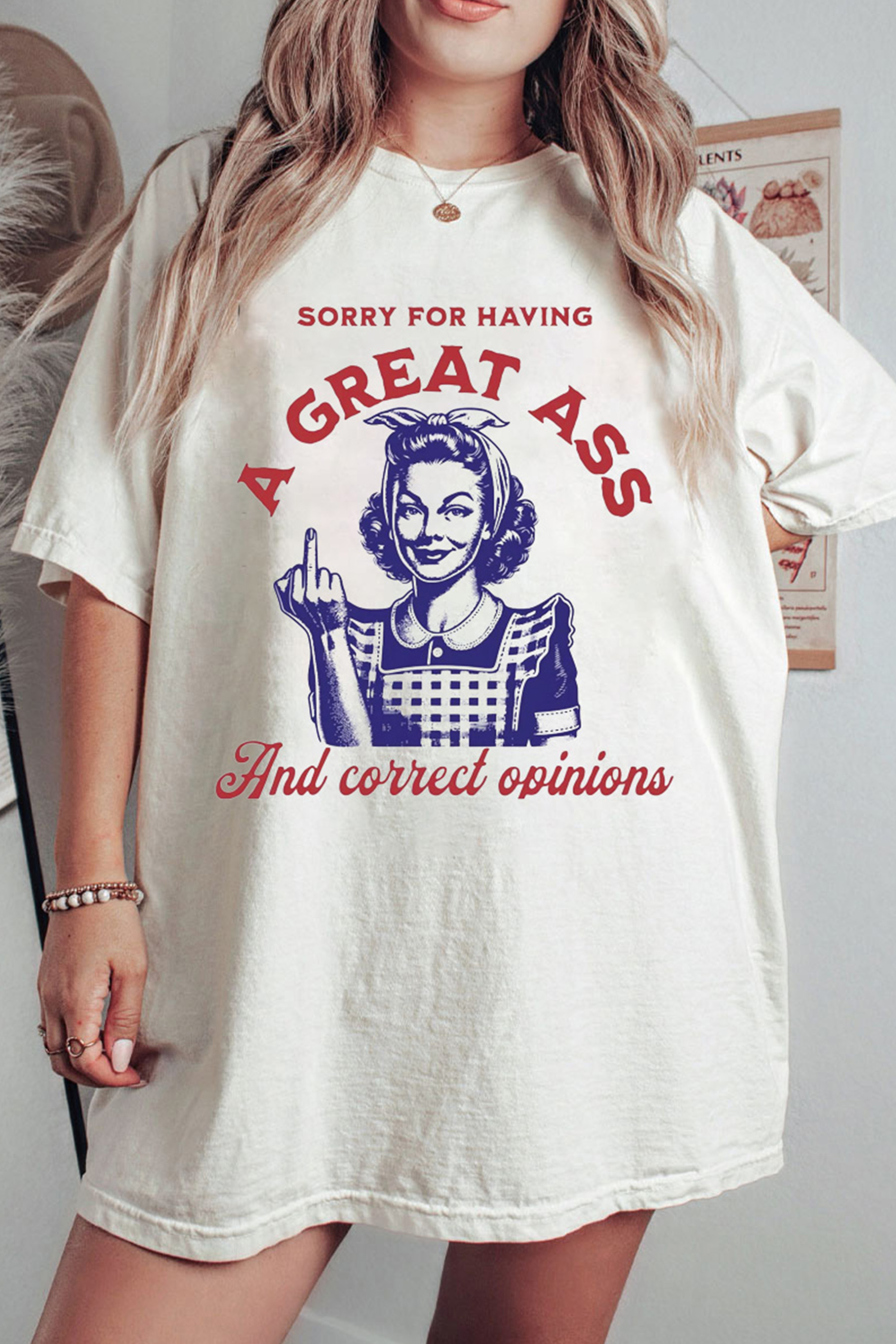 Sorry For Having Great Tits and Correct Opinions Baby Feminist Tee For Women