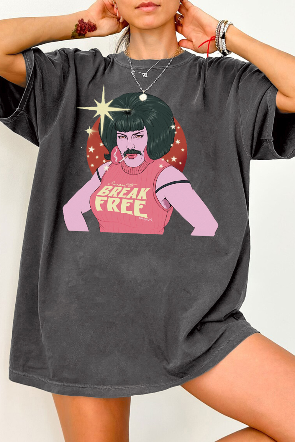 God Knows Break Free Tee For Women