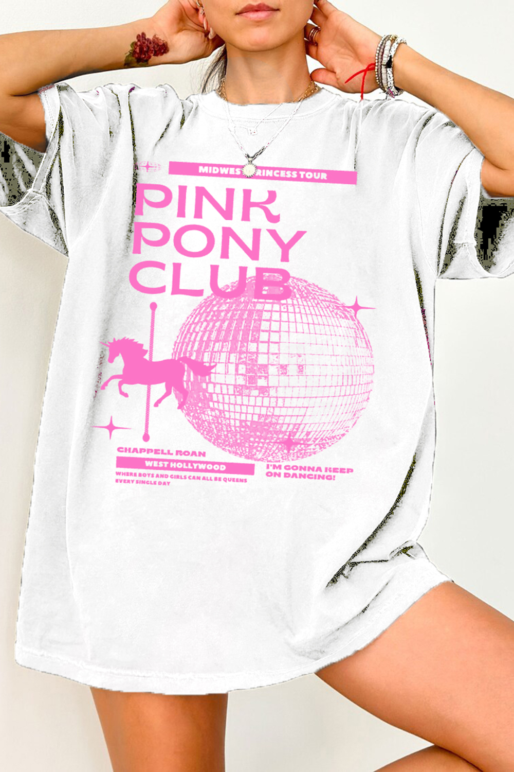 Chappell Roan Pink Pony Club LGBT Tee For Women
