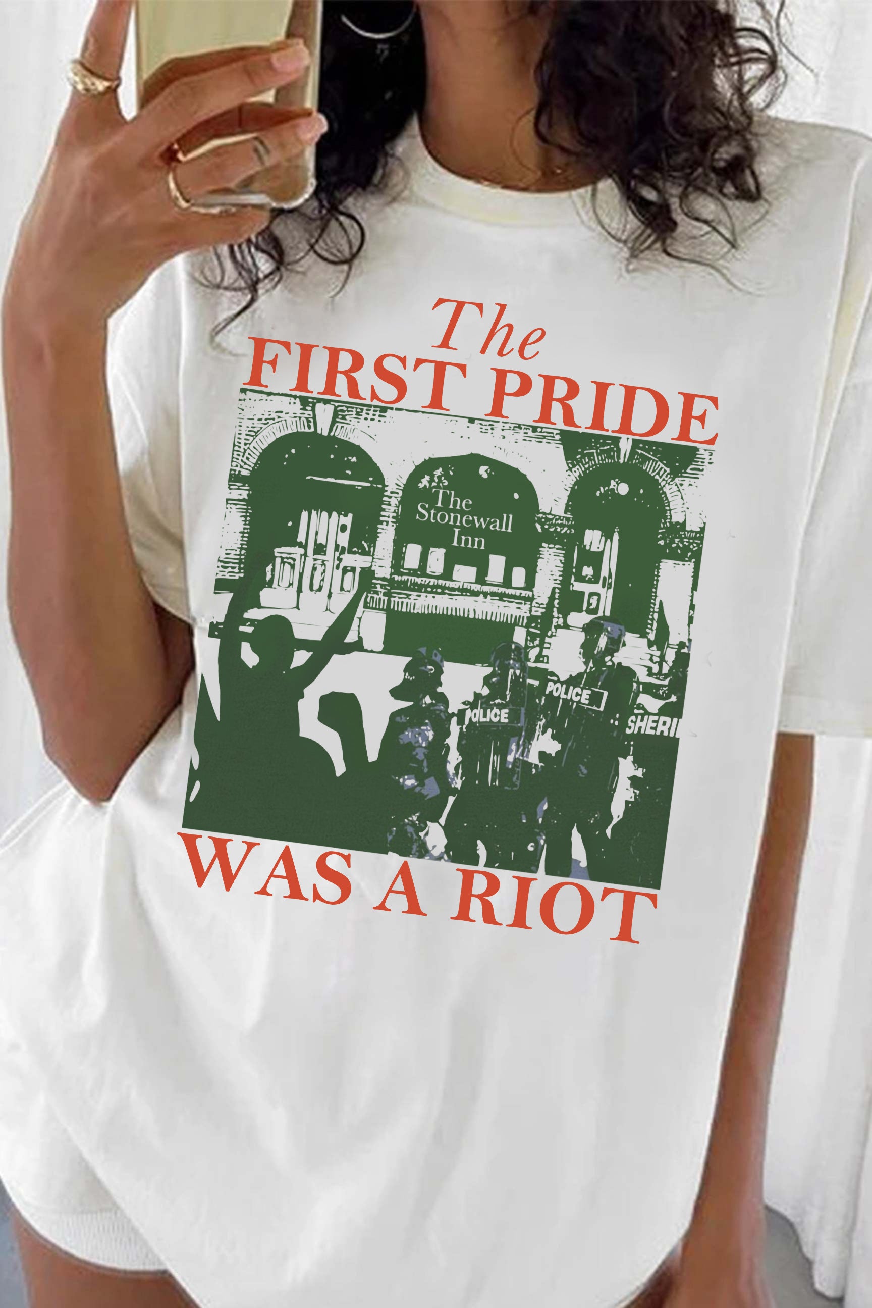 The First Pride Was A Riot Tee For Women