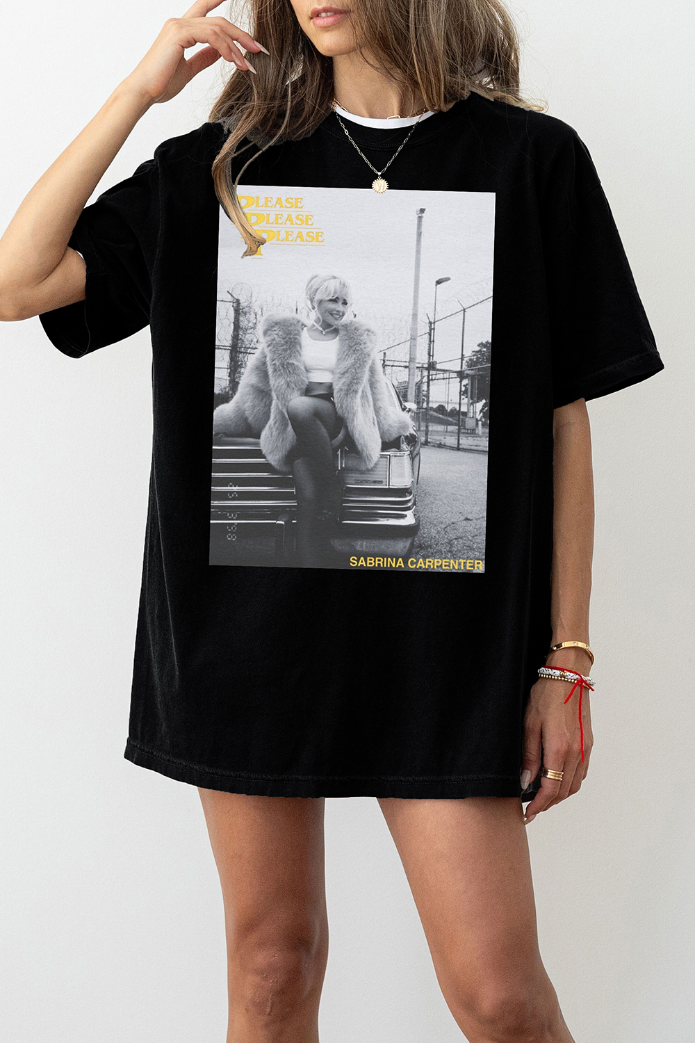 Sabrina Carpenter Please Please Please Graphic Tee For Women