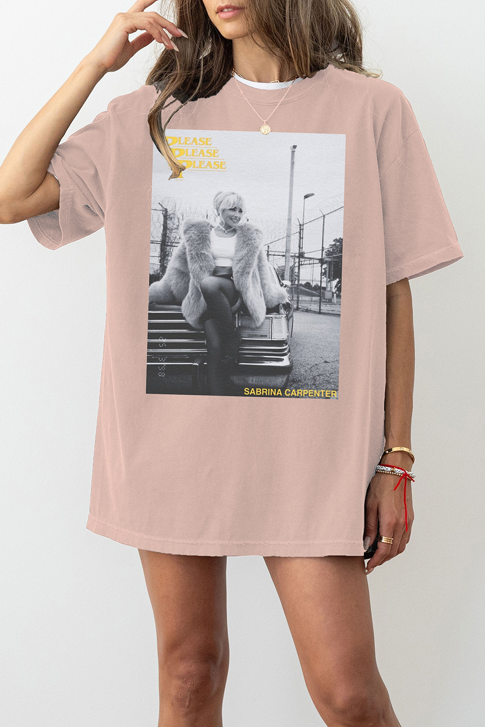 Sabrina Carpenter Please Please Please Graphic Tee For Women