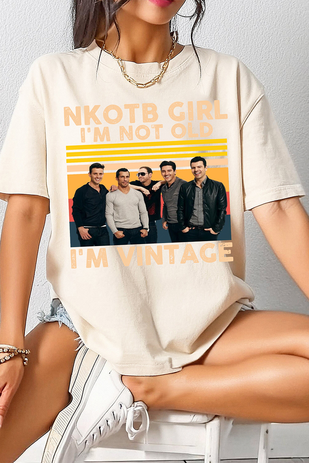 NKOTB Vintage New Kids On The Block Tee For Women