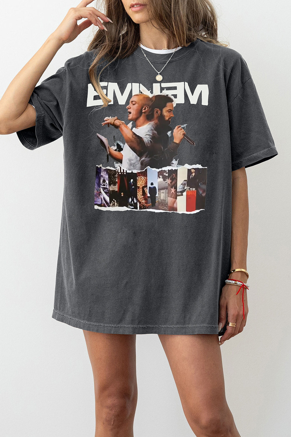 Eminem Album Letter Tee For Women