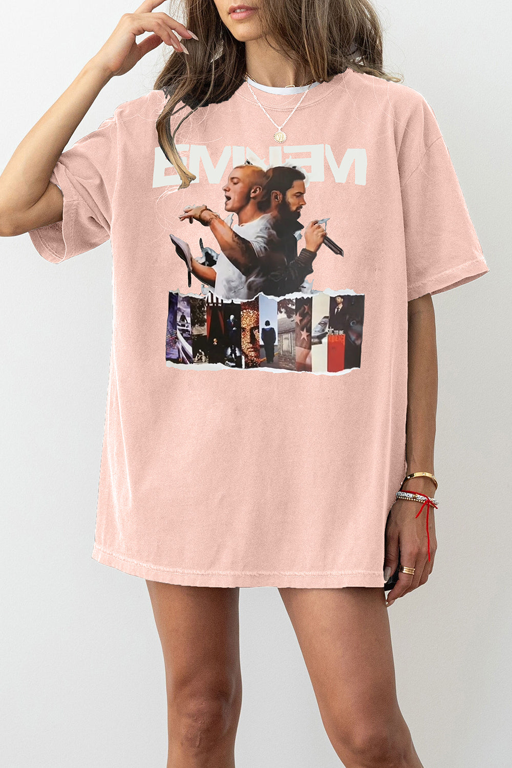 Eminem Album Letter Tee For Women
