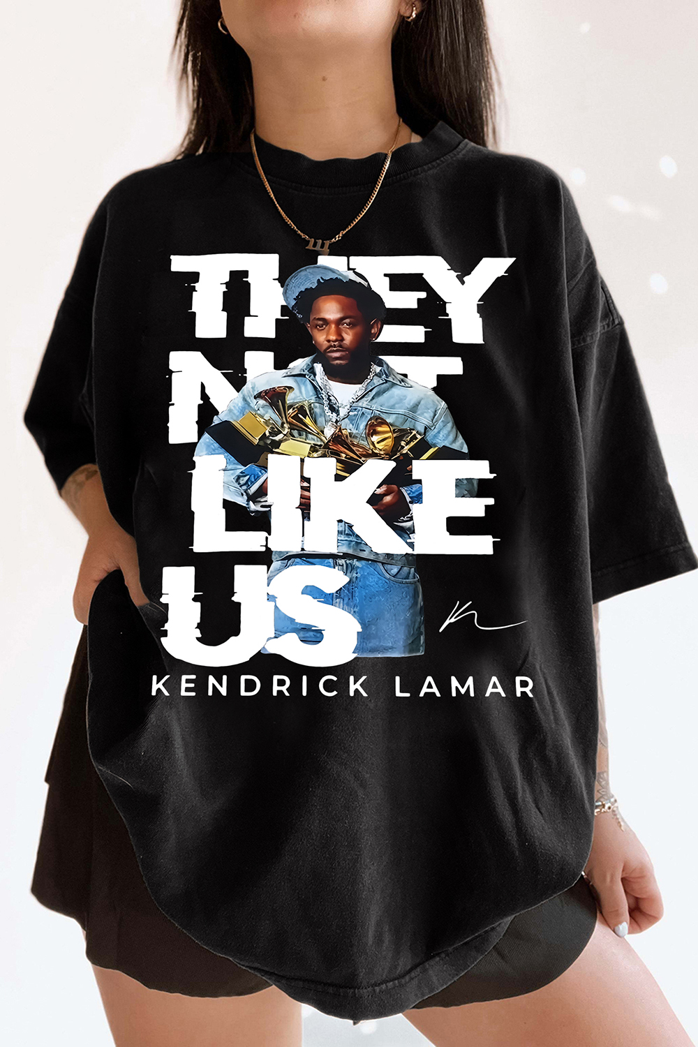 Kendrick Lamar Grammy They Not Like Us Tee For Women