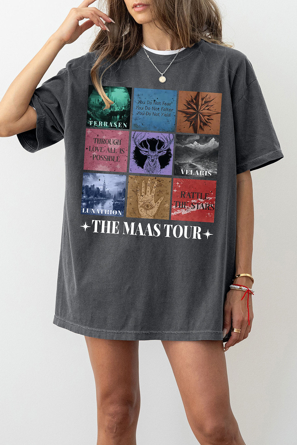 Sarah J. Maas Eras Tour 2 Sides Tee For Women