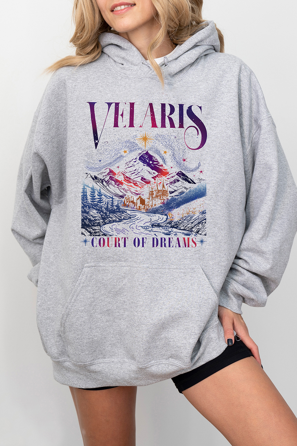 Velaris City of Starlight Fleece Hoodie For Women