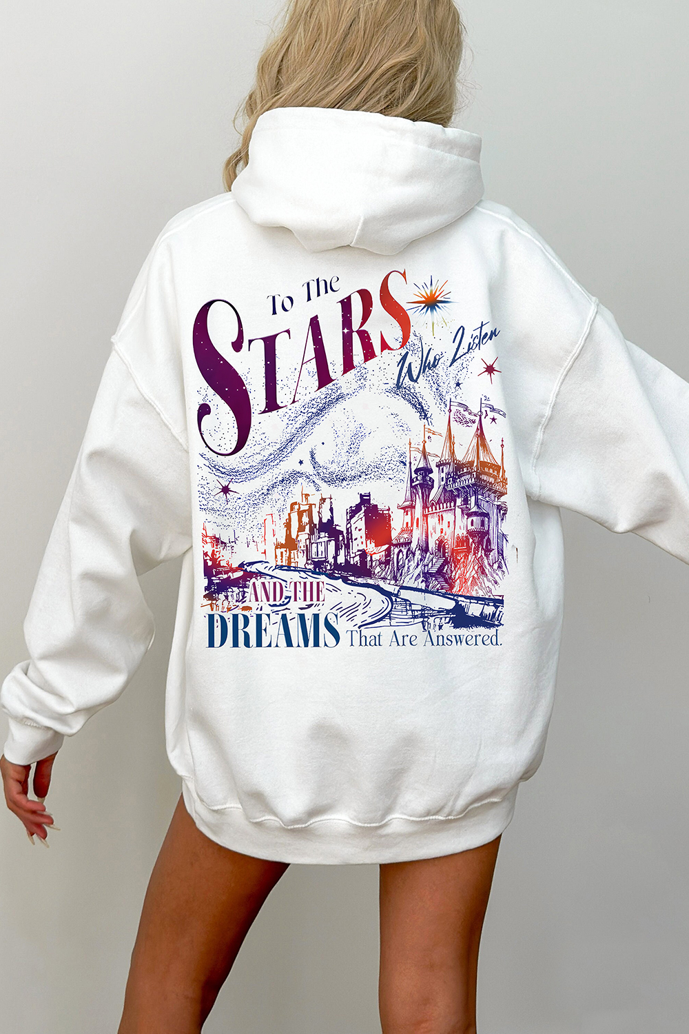 Velaris City of Starlight Fleece Hoodie For Women