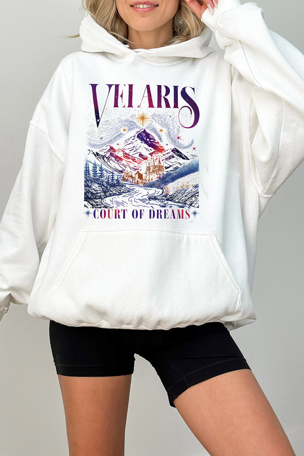 Velaris City of Starlight Fleece Hoodie For Women