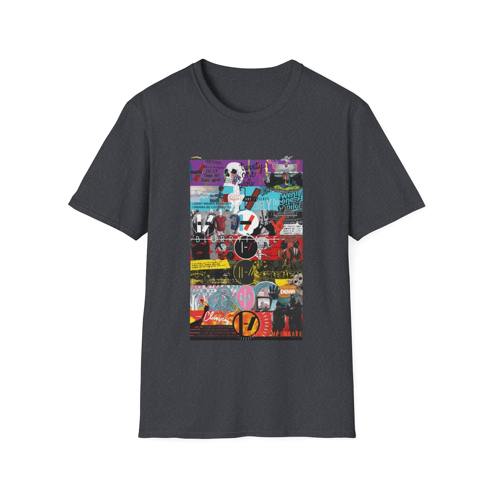 Twenty One Pilots Vintage Album Shirt-MEN