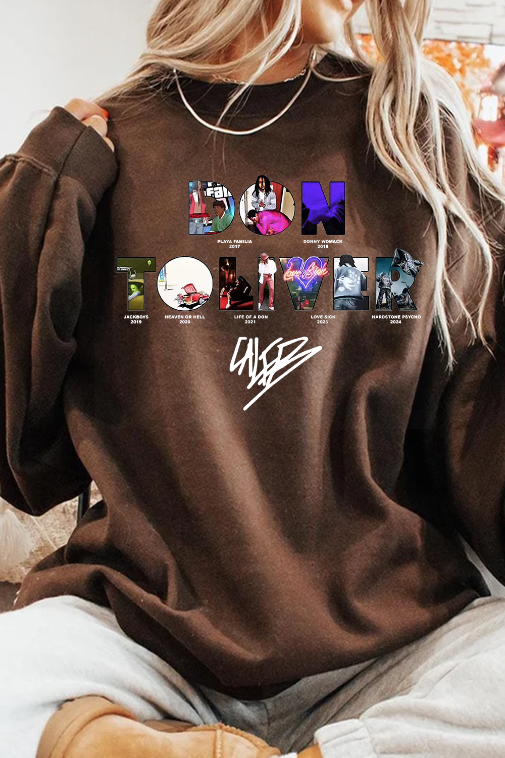 Don Toliver Albums Crew Neck Sweatshirt