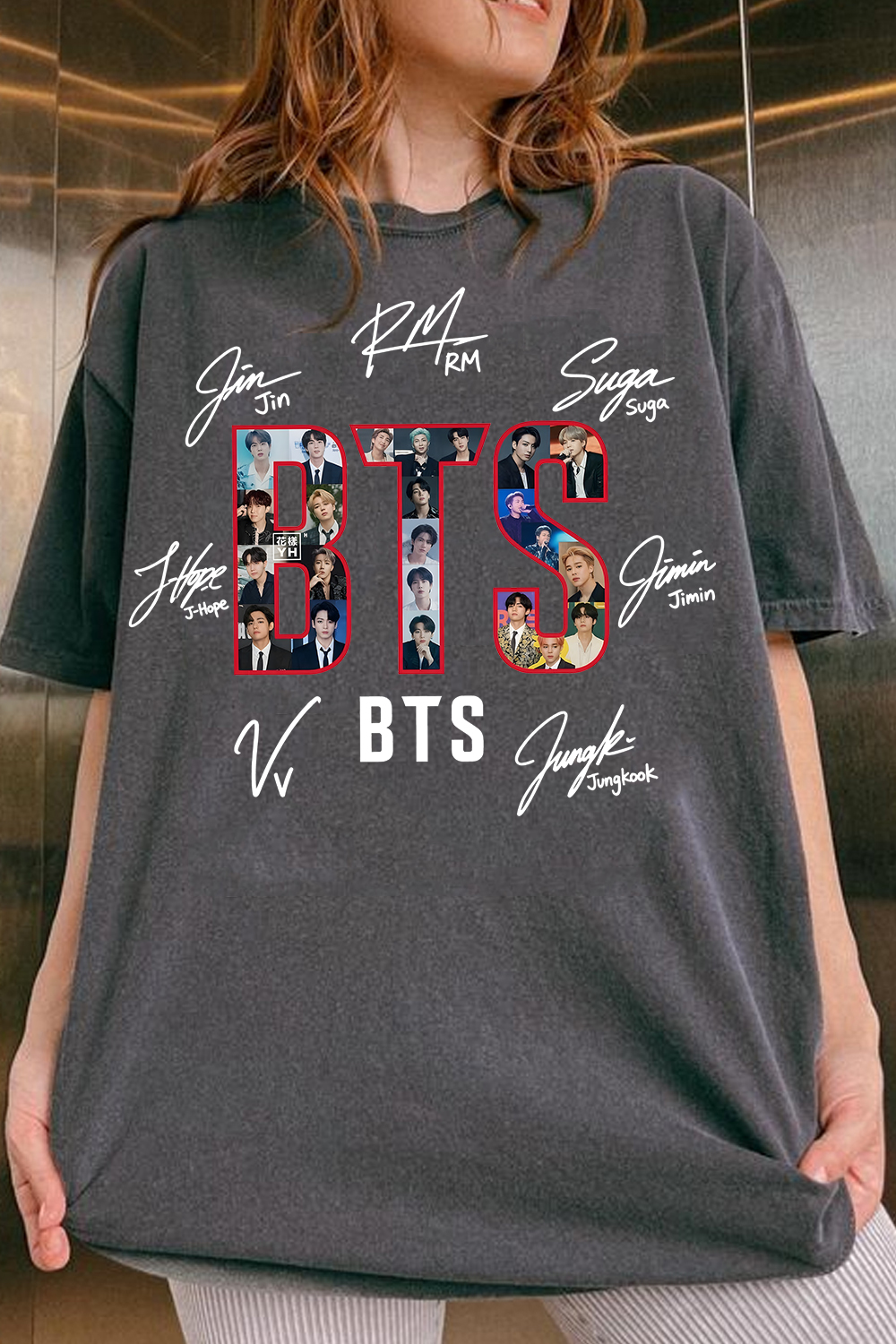 BTS Signature Print Tee